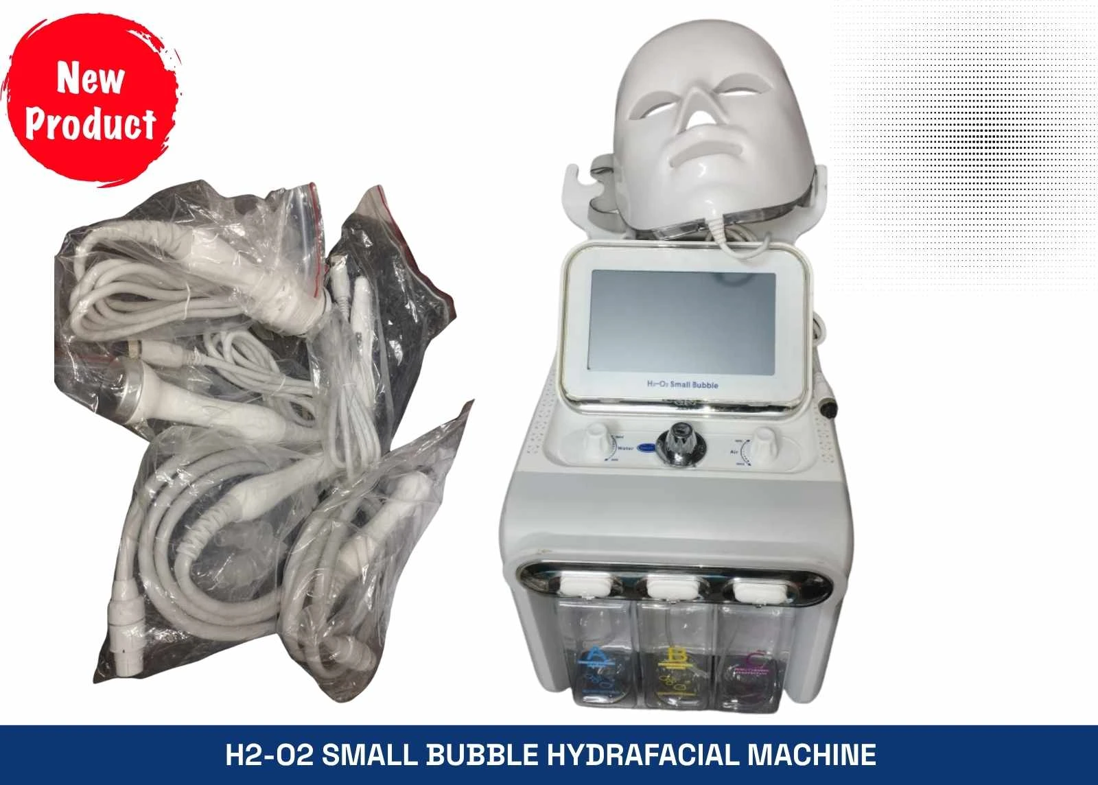 H2-O Small Bubble 美顔器 本体 Brand New 6-in-1 H2-O2 SMALL BUBBLE HYDRAFACIAL MACHINE (OEM Part