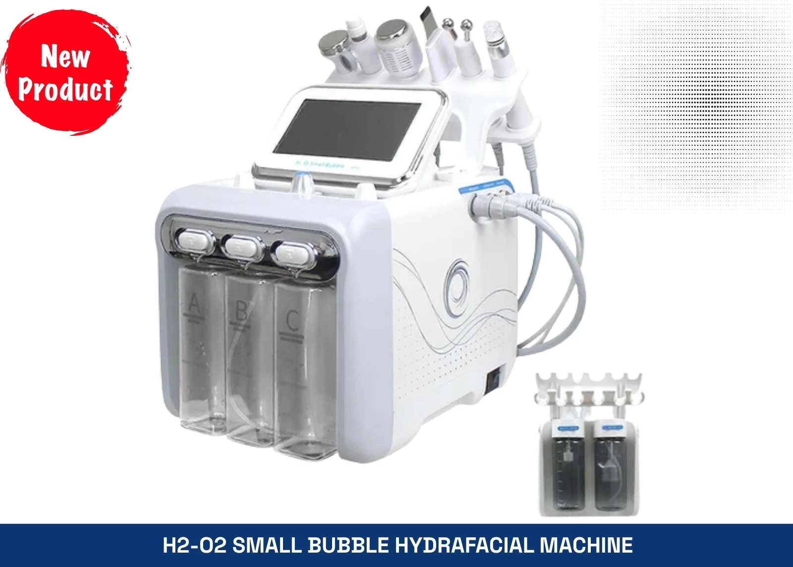 Brand New 6-in-1 H2-O2 SMALL BUBBLE HYDRAFACIAL MACHINE (OEM Part