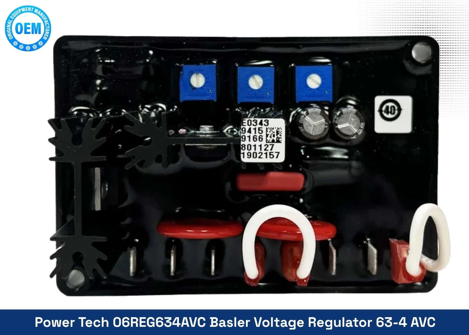 Power Tech 06REG634AVC Basler 63-4 AVC Voltage Regulator OEM Part