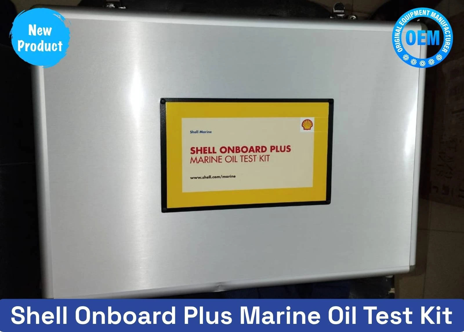 Original Shell Onboard Plus Marine Oil Test Kit OEM for Marine Engine Oil Analysis
