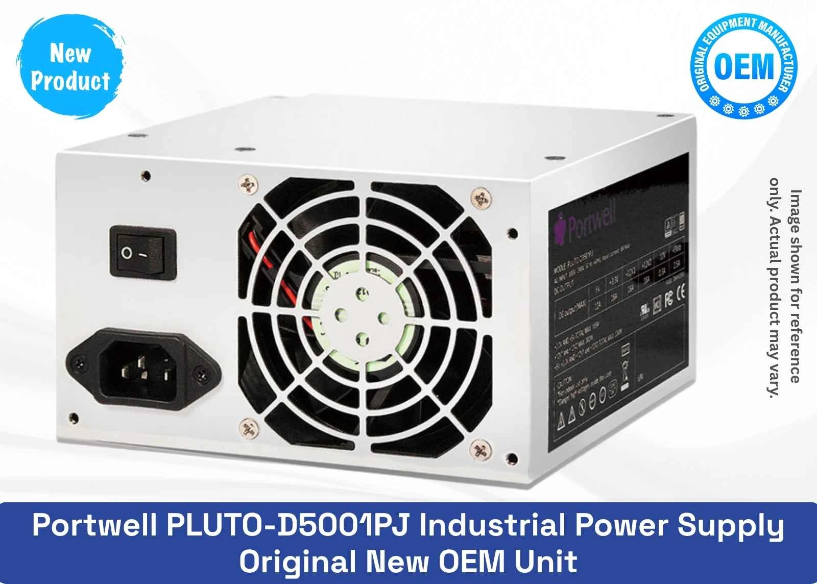 Original Portwell PLUTO-D5001PJ Industrial Power Supply OEM Replacement Unit